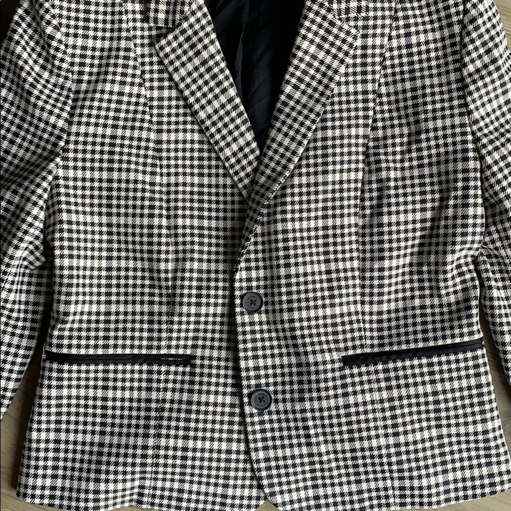 Express 2-Button Patterned Blazer - image 3